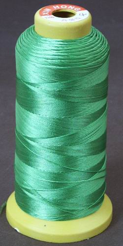 Green Beading Thread - Fine Imitation Silk