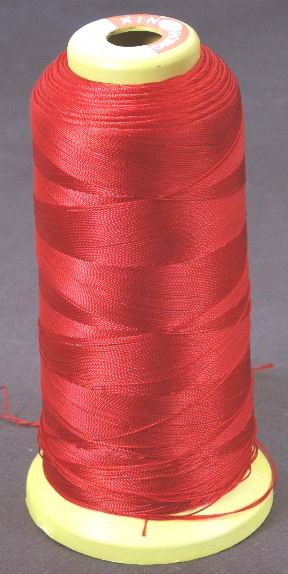 Red Beading Thread - Fine Imitation Silk