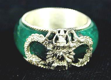 Enchanting Chinese Jade Dragon Ring