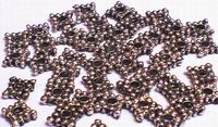 100 Victorian Square Bead Spacers - 925