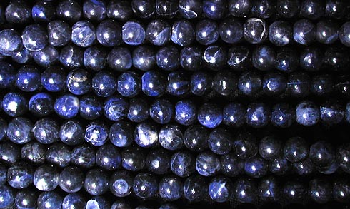 Beautiful Space-Blue Sodalite Beads