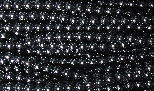 Hematite Beads - 4mm or 6 mm Strand