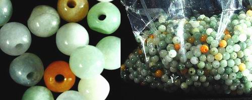 100 x Best Chinese Jade Mixed Beads