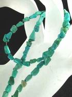 Best Chinese Turquoise  Nugget Strand