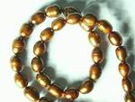 Regal 8mm Gold  Pearls - For Dramatic Jewelry!