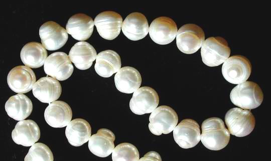 Giant Large 11mm White Chinese Freshwater Pearls