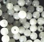 100 Chinese White Jade Beads