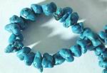 32 inch Chinese Turquoise Chunk Bead Strands