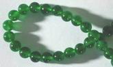 Lush Green Chinese Jade Beads - 6mm