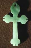 Majestic Chinese Jade Cross Pendant