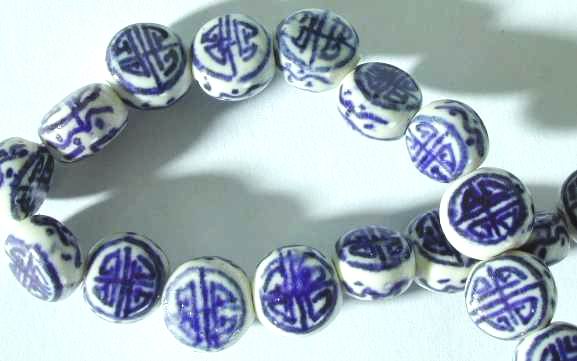 Full 108-Bead Chinese Porcelain Buddhist Mala