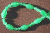 Chinese Mixed Round & Oval Jade Beads - easy to make into a necklace!