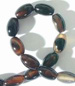 Enchanting Tibetan Agate Barrel Bead Strands