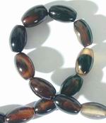 Enchanting Tibetan Agate Barrel Bead Strands