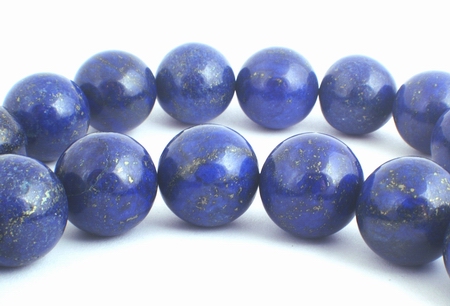 Rich Blue Lapis Lazuli Beads - 4mm, 6mm or 8mm