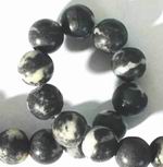 Unusual USA Zebra 8mm Bead Strand