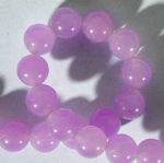 Beautiful Royal Lavender Jade Bead Strand