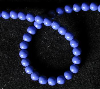 Midnight Blue Howlite Beads - 6mm or 10mm