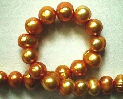 Beefy Royal Gold 9mm Pearls