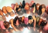 122 Cardinal-Red Tourmaline Small Nugget Beads