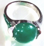 Romantic Jade Fashion Ring - Many Sizes