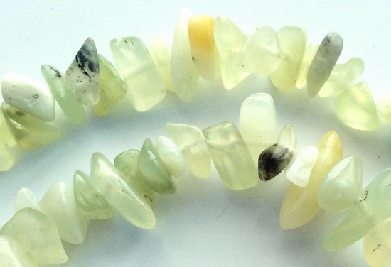 Lime Green New Jade Chip Beads