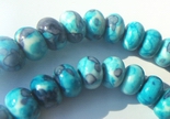 Baby Blue Versatile Rainflower Rondelle Beads
