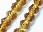 Sparkling Faceted Citrine Rondel Beads