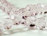 Faceted Champagne Quartz Bead Strand