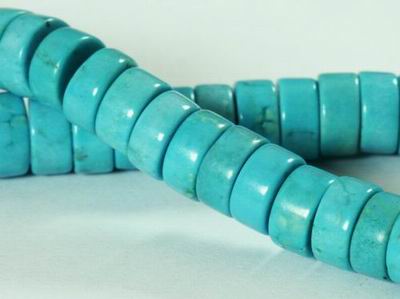 90 Sky Blue Turquoise Heishi Beads