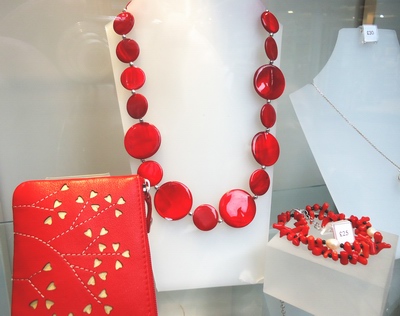 Red Beads for Christmas!