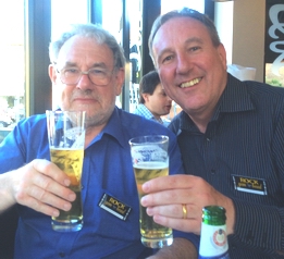 Micheal & Nigel after Kempton Park Bead Fair 2014