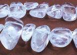 Natural Crystal Fancy Drop Beads - Large