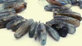 73 Slate-Blue Kyanite Fancy Drop Needle 