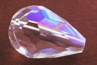 Large FAC Sparking AB Crystal Teardrop 