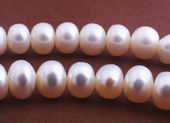 Lustrous White Rondell Pearls
