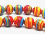 Dramatic Striped 6mm Rainbow Calsilica