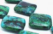 Large Shiny Deep-Green Diamond Chrysocolla