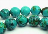 Distinctive Large Turquoise Beads - 12mm