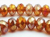 67 Faceted Copper Crystal Rondell