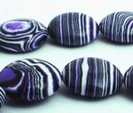 34 Mystical Zebra Purple Calsilica Button 