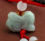 Lucky Chinese Year of the Rabbit Jade Pendant