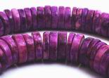 146 Violet Turquoise Heishi Disc Beads