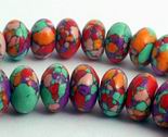 78 Summer Calsilica Rondell Beads