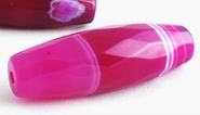 Magnificent Long Faceted Purple Barrel