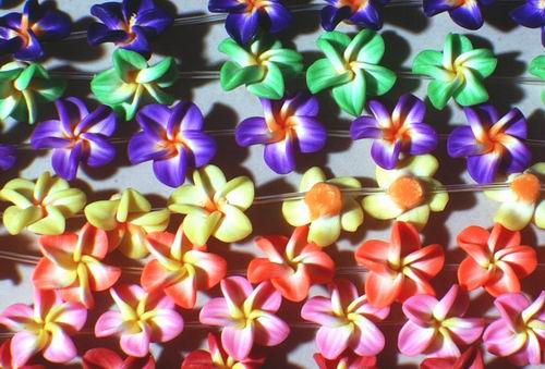 Plastic Flower Beads