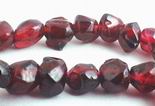 Arabian Night-Red Garnet Nugget Beads