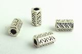 Magical Silver Spinning-Top Bead Spacers