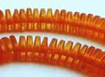 220 Sleek Amber Heishi Disc Beads