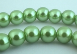 Breathtaking Olive Green Pearl Beads - 8mm
